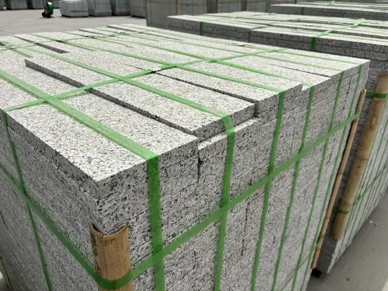 Natural granite flamed board